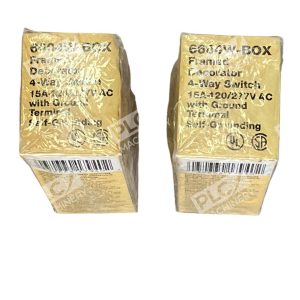 Eagle White Framed Decorator 4-Way Switch 15A 120/277VAC 6604W-BOX (lot of 2)