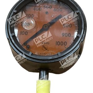 Ashcroft Pressure Gauge Bronze Tube Brass Socket Maxisafe 0-1000PSIG