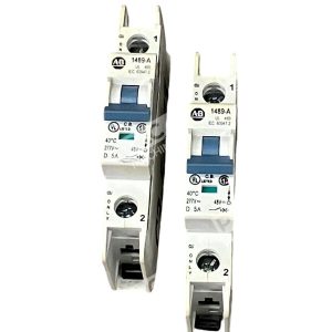 Allen Bradley 5A 1 Pole Circuit Breaker 1489-A1D050 /A (lot of 2)