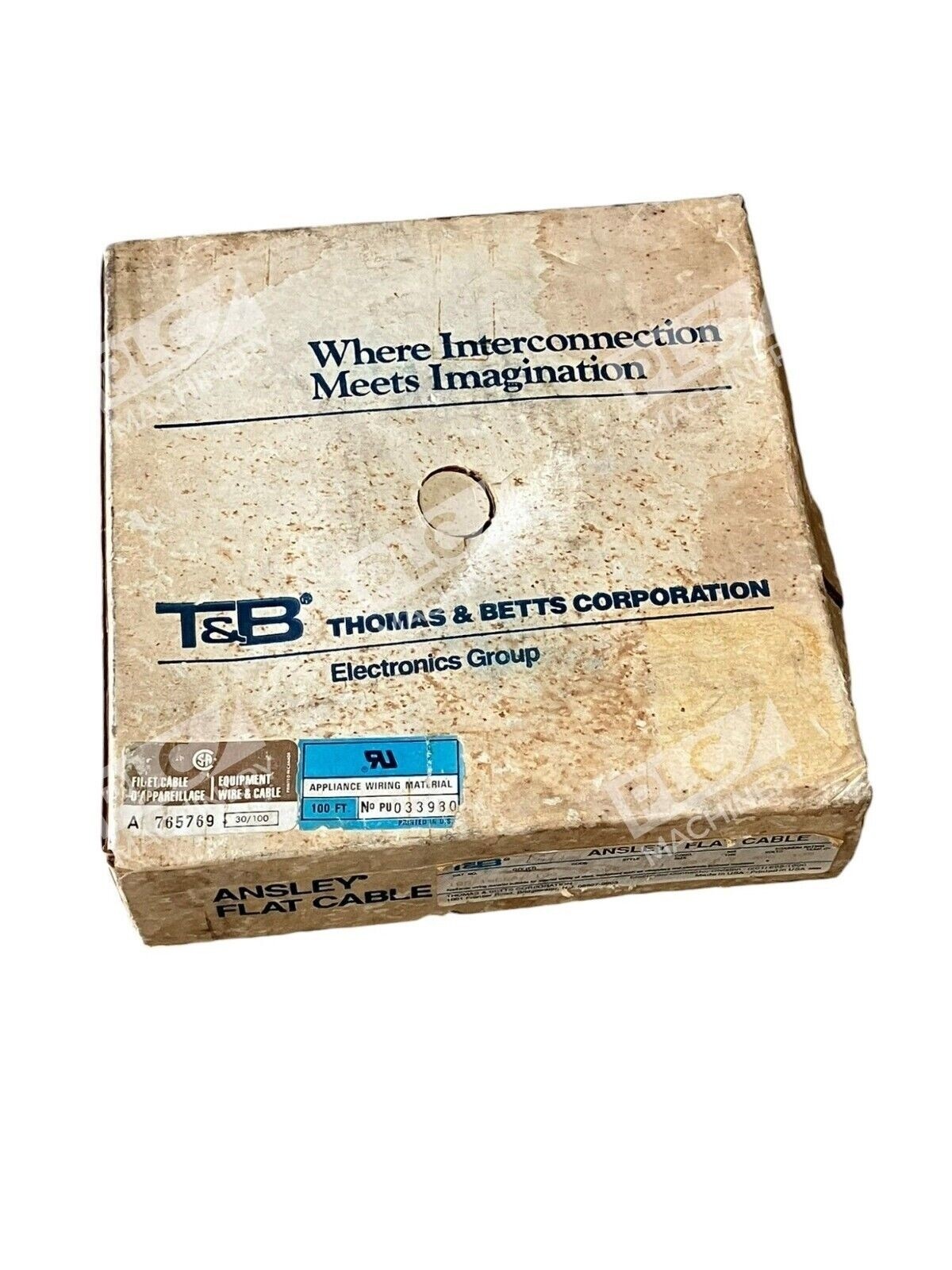 T&B Thomas & Betts Ansley Flat Cable 100Ft 092088 2651 28 185-16CSA