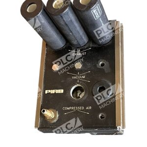 PIAB Vacuum Pump 617-337 62 50 w/ 3x PIAB 32.16.002 Silencer 3/4"