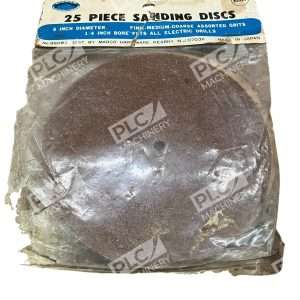 Marco Hardware 6084 5" Diameter 1/4" Bore Sanding Discs 96084 (Pack of 25)
