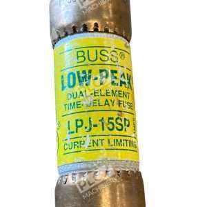 Bussmann LPJ-15SP Low-Peak Dual-Element Time Delay Fuse 600V 15A Class J