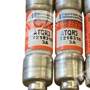 Ferraz Shawmut ATQR-3 3A 600V Time-delay Fuse LOT OF 2