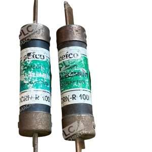 Lot of 2 Cefco CRN-R 100 Dual-Element Time-Delay Fuse
