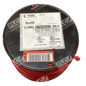 CME Wire And Cable Red Insulated Wire Spool 12AWG Stranded 500ft