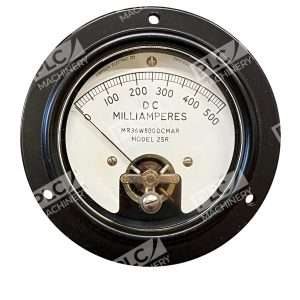 Simpson MR36W500DCMAR 25R Analog DC Milliamperes Panel Meter 0 to 500