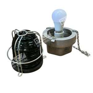 Lintern Corp Green Starboard Heavy Duty Electric Safety Light Lantern