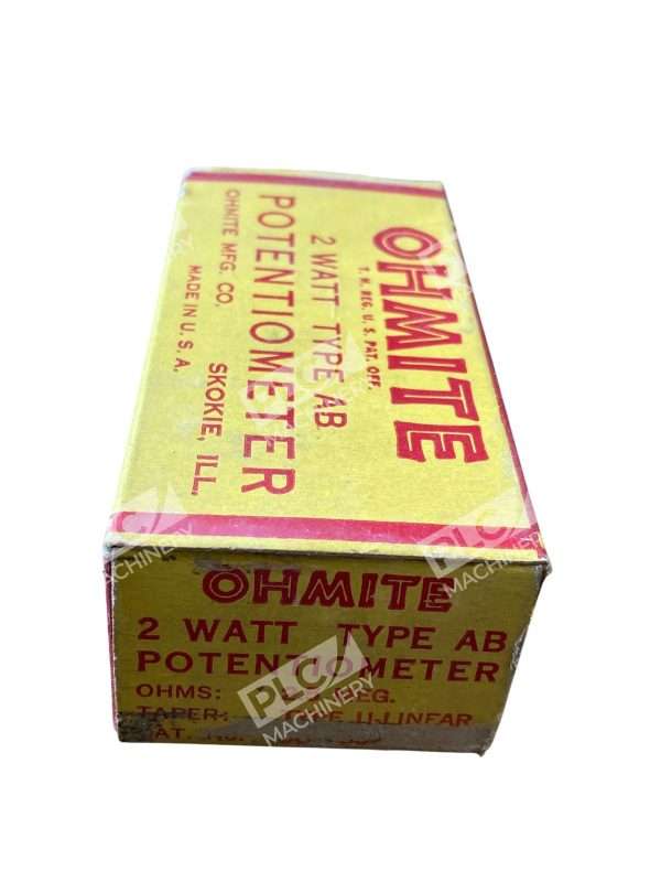 Ohmite CU‑2552 Potentiometer 2.5 MΩ 2W Panel-Mount U-Linear Type AB ...