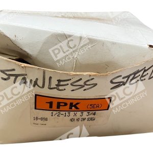 18-8SS Hex Head Cap Screw 1/2-13 X 3-3/4" (Box of ~15)