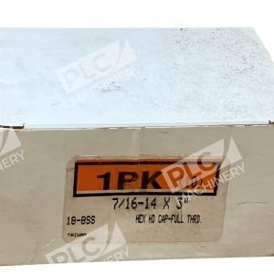 18-8SS Hex Head Cap Fully Threaded 7/16-14 X 3" (Box of ~8)