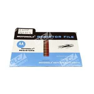 NOS Motorola 6-6397 Carbon Composition Resistors 22KΩ 10% 1/2W Vintage File Pack