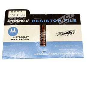 NOS Motorola 6-6320 Carbon Composition Resistors 10KΩ 10% 1/2W Vintage File Pack