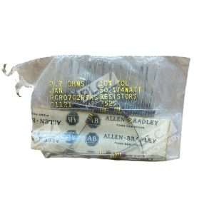 Allen-Bradley RCR07G2R7KS Carbon Composition Resistor 2.7Ω .25W ±10% (lot of 35)