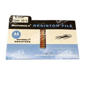Vintage Motorola Resistor File Pack 6-2096 330K Ohms 1/2W 10% NOS