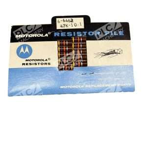 Vintage Motorola Resistor File Pack 6-6462 47k Ohms 1W 10% NOS