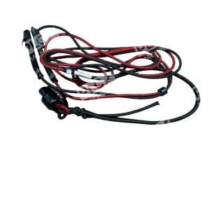 2W37A W2DB Wiring Harness Black & Red Braided Cables with Connectors