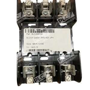 Ferraz Shawmut 60608R Fuse Block 3-Pole 60A 600V AC/DC Class R Industrial