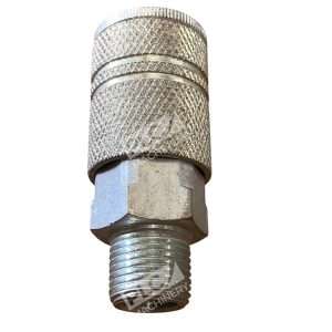 Amflo C25 Quick-Connect Air Coupler 300 PSI Industrial Steel Zinc-Plated