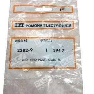 ITT Pomona 2382-9 Miniature Binding Post Gold Plated White 3947