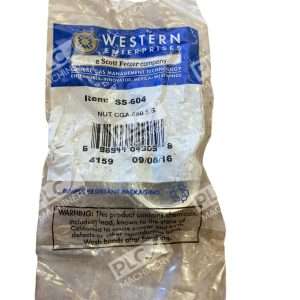 Western Enterprises SS-604 CGA-660 Stainless Steel Hex Nut 1.035-14 NGO RH