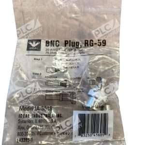 IDEAL IA-3618 BNC Plug 75Ω Crimp Connector for RG-59 Coax Cable