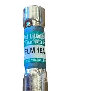 Littelfuse FLM 15A Time-Delay Midget Fuse 250VAC 125VDC Slo-Blo