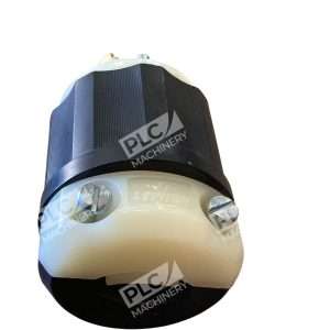 Leviton NEMA L5-20 Black / White Locking Electrical Connector 20A-125V GRDG