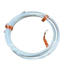 Industrial White Braided Hose Tubing 498D Sunlight Resistant 250 PSI