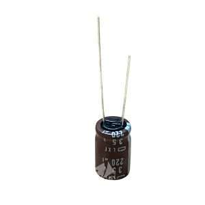 Nippon Chemi-Con LXF 220µF 35V 105°C Radial Aluminum Electrolytic Capacitor
