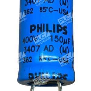 Philips 3407 Series 150µF 400V Snap-In Aluminum Electrolytic Capacitor