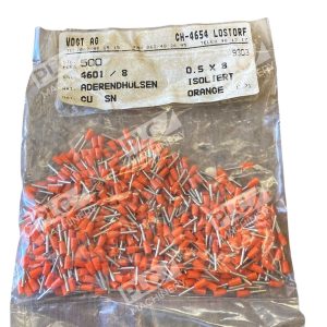 Vogt AG 4601/8 Insulated Wire End Ferrules Bootlace Pins Pack of 500