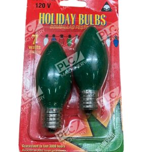 American-De Rosa Lamparts Permalite 120V 7W 2 GreenHoliday Bulbs J3333