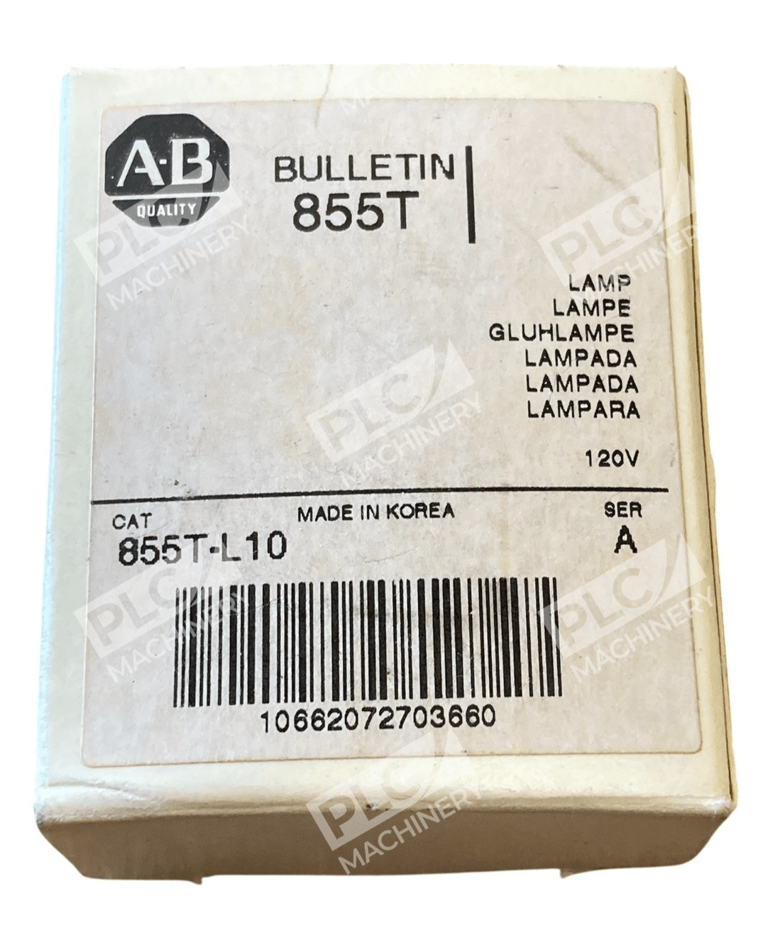 Allen Bradley AB 855T Lamp 855T-L10 /A