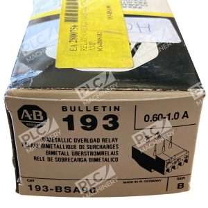 Allen Bradley AB 0.60-1.0A 193 Bimetallic Overload Relay 193-BSA90 /B