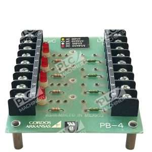 Gordos Arkansas PB-4 Logic Line Mounting Board Industrial PLC I/O PCB
