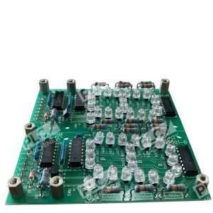 UP00001-0 LED Indicator / Annunciator PCB Board Red LEDs Industrial Set of 2