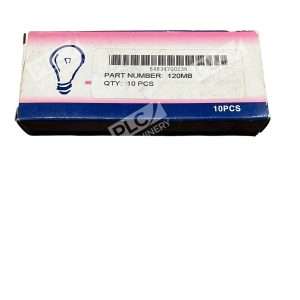 GE 120MB Miniature Incandescent Light Bulbs One Pack of 10
