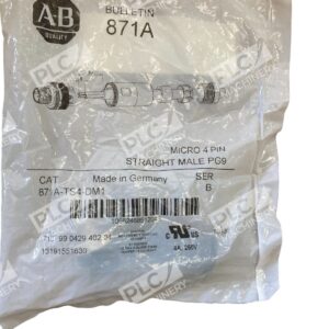 871A TS4 DM1 B Allen Bradley 4 Pin Male Terminal Chamber