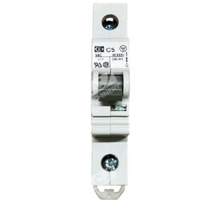 Cutler Hammer C5 SPCL1C05 1P 5A Supplementary Protector 277V DIN C Curve