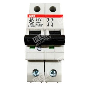 ABB S202U K8 2P 10kA K Curve Miniature Circuit Breaker DIN Rail S200U