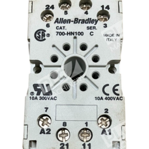700 HN100 C Allen Bradley Tube Base Relay Socket DIN Rail