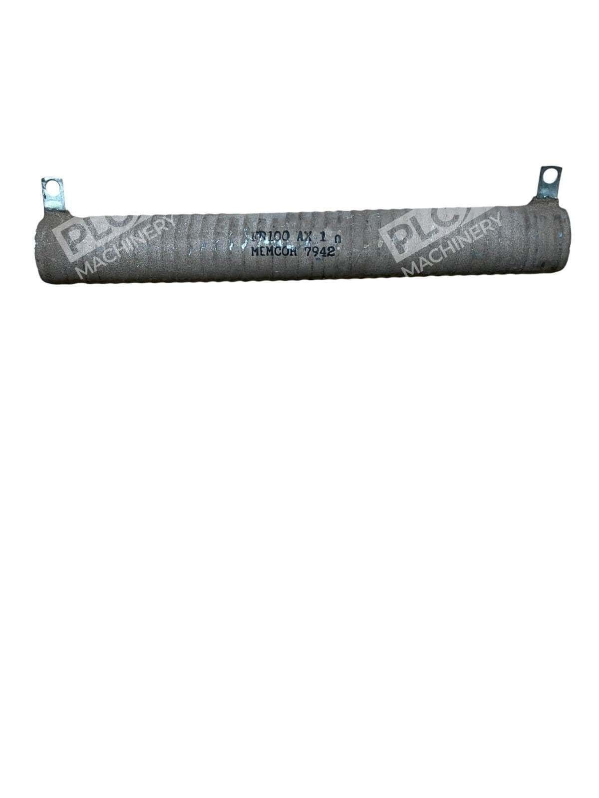 Memcor FR100 AX 1 Ohm Industrial Power Resistor Vintage 1979