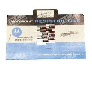 Motorola Resistor File 6-6433 2.2M Ohm 1/2W ±10% Carbon Composition NOS