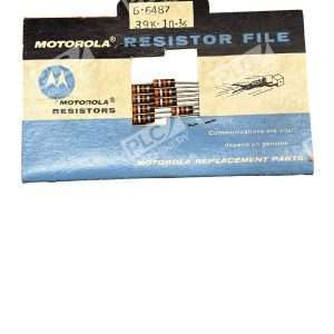 Motorola 6-6487 39K Ohm 1/2W ±10% Carbon Composition Resistors NOS