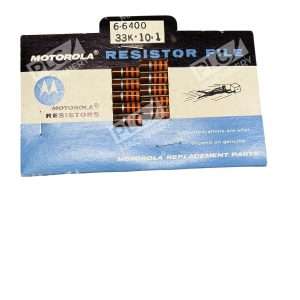Motorola 6-6400 Resistor File 33K Ohm ±10% 1W Carbon Composition NOS Pack