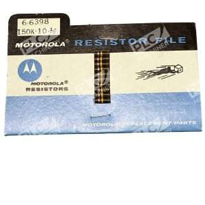 Motorola 6-6398 Resistor File 150K Ohm ±10% 1/2W Carbon Composition Pack