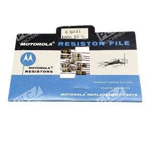 Vintage Motorola 6-6031 Resistor File 100K Ohm 1/2W Carbon Composition 10%