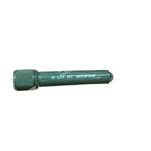 Hi-Lite 307 Vintage Waterproof Flashlight Green Heavy-Duty Torch