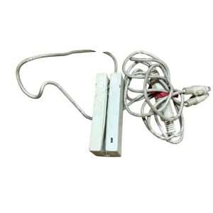 MagTek Mini-Wedge PS/2 Swipe Reader 21080203 Pearl White Tracks 1 & 2